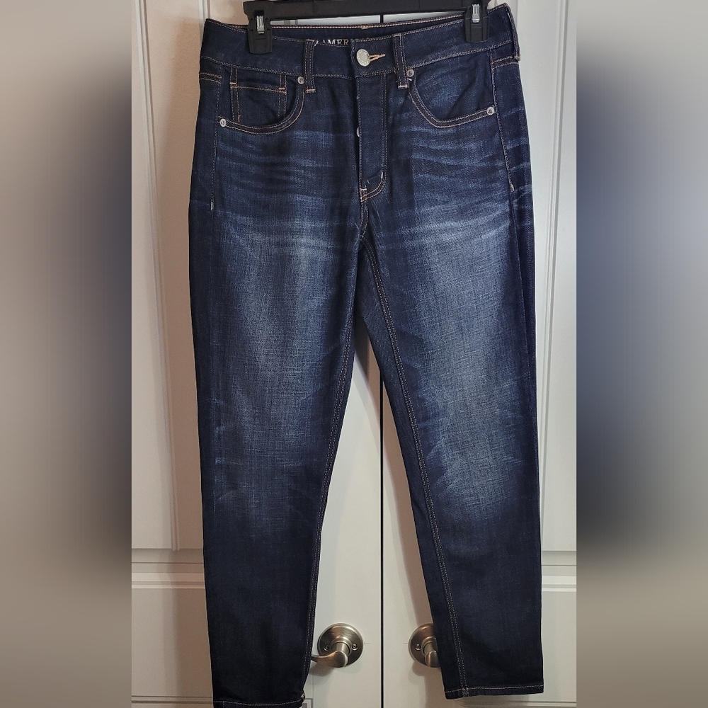 American Eagle Outfitters Dark Blue Straight Jeans